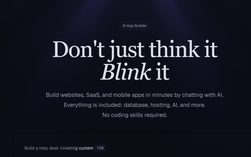 Read more about the article Blink AI App Builder: The Best No-Code AI App Builder? (2025/2026)