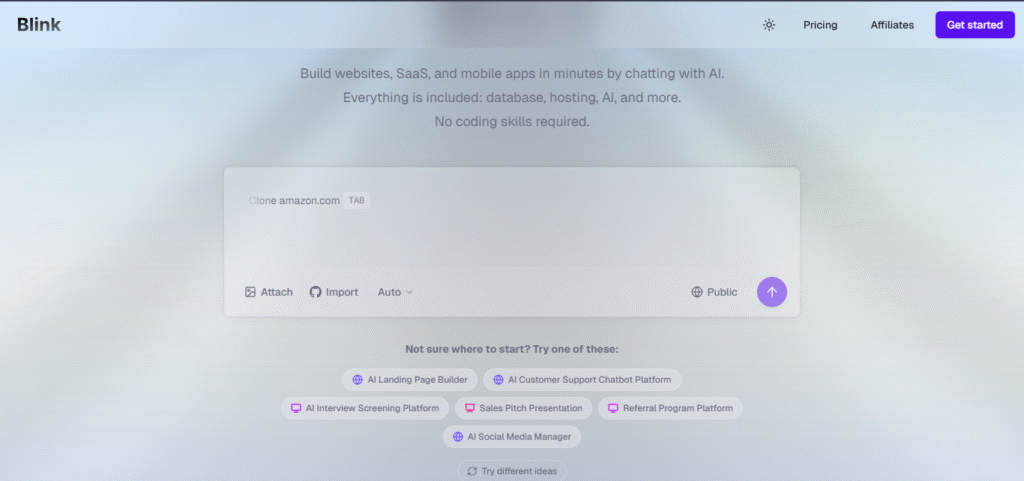 Blink AI App Builder - No-Code AI App Builder Platform
